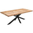 TISCHPLATTE in Holz 240/100/5,5 cm - Naturfarben, Design, Holz (240/100/5,5cm) - Landscape