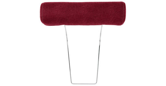 KOPFSTÜTZE in Webstoff  - Rot, Design, Textil (52/14/12cm) - Carryhome