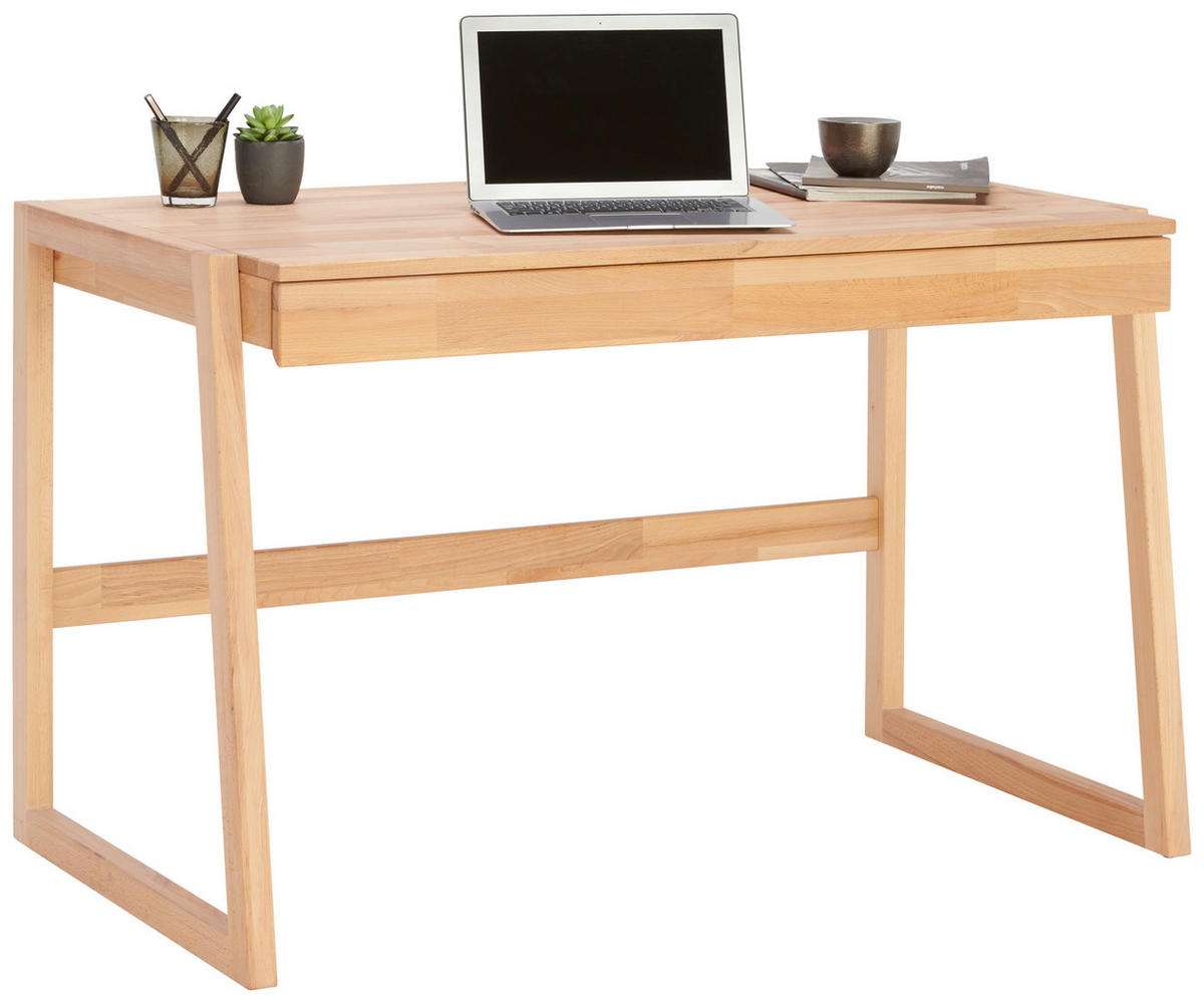 SCHREIBTISCH 120/65/75 cm  in Kernbuche  - Kernbuche, Natur, Holz (120/65/75cm) - Carryhome