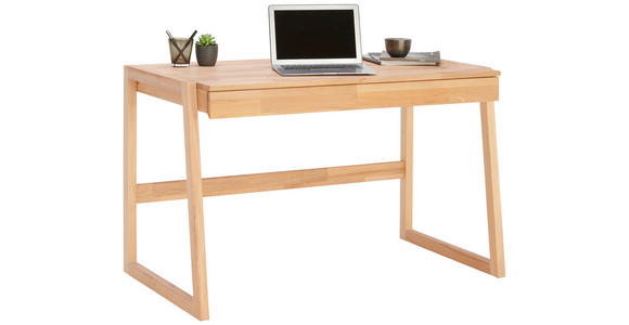SCHREIBTISCH 120/65/75 cm  in Kernbuche  - Kernbuche, Natur, Holz (120/65/75cm) - Linea Natura