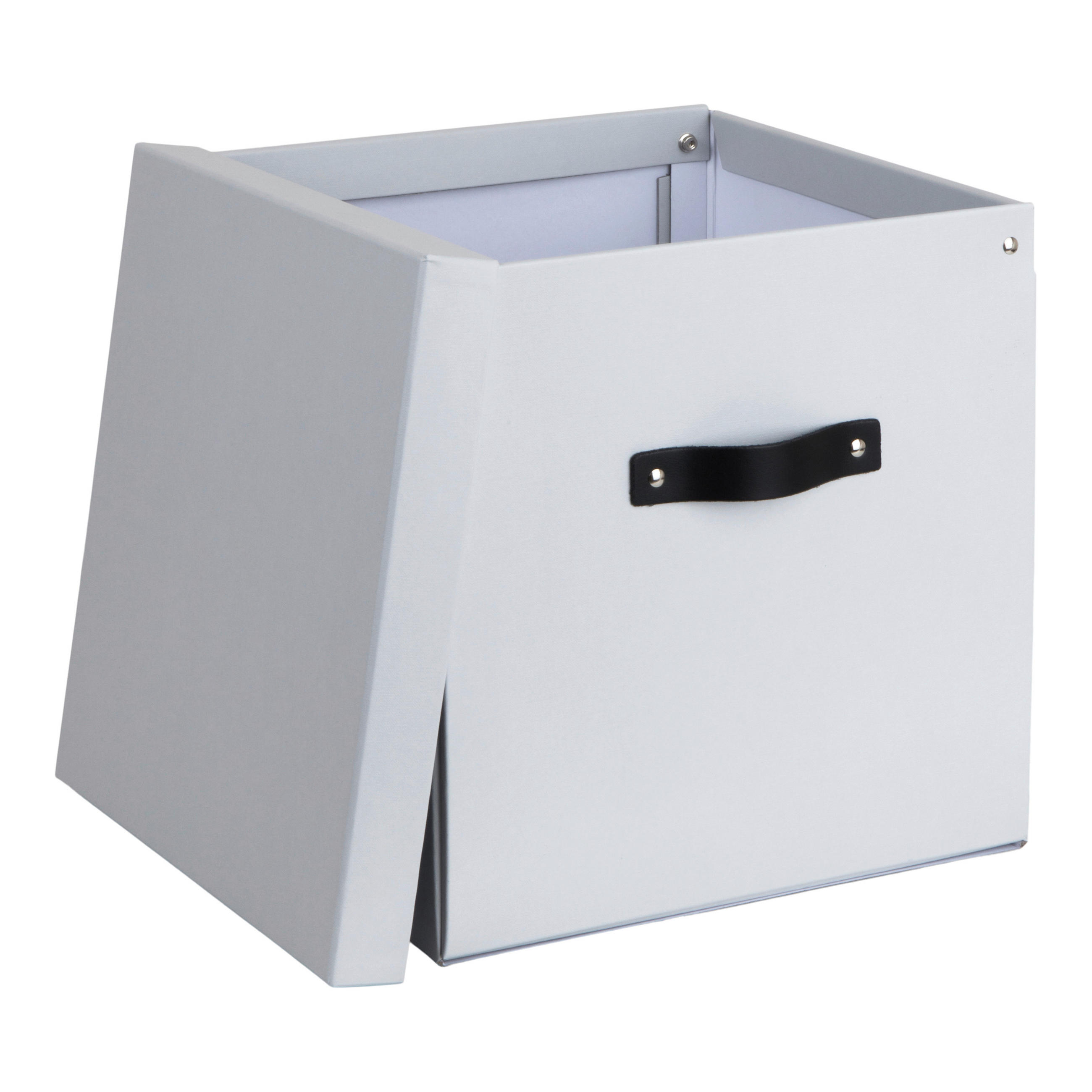 AUFBEWAHRUNGSBOX - Hellgrau/Grau, Basics, Karton/Papier (31/31/31cm)