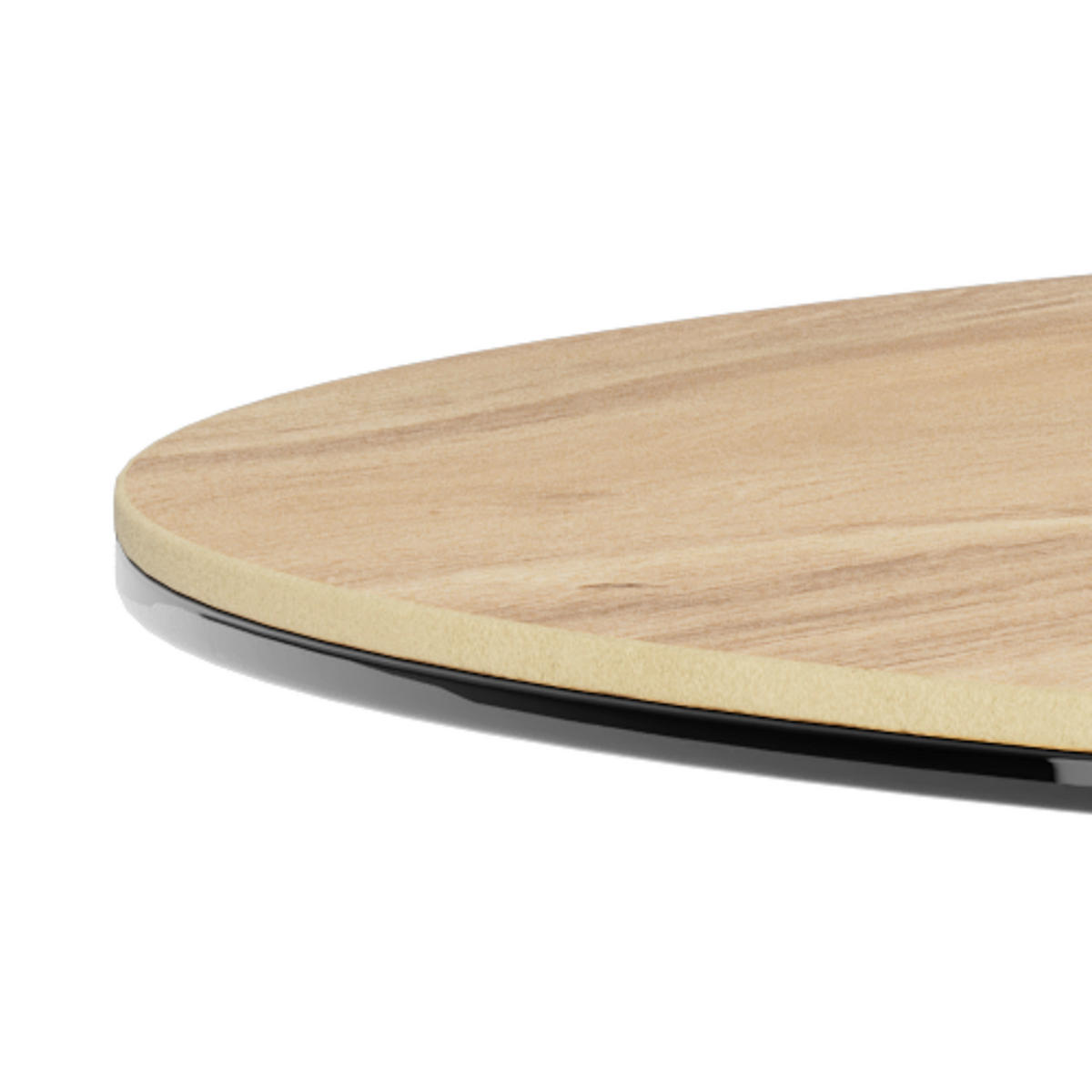 COUCHTISCH HEAVEN Klarglas 82/82/40 cm rund Grau, Naturfarben, Eichefarben  - Eichefarben/Naturfarben, Design, Glas/Keramik (82/82/40cm) - MID.YOU