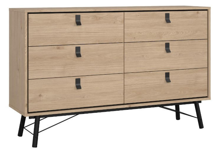 SIDEBOARD 150,3/94,8/40,1 cm  - svart/ekfärgad, Design, metall/trämaterial (150,3/94,8/40,1cm) - Best Price