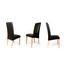 STUHL Lederlook Buche massiv Braun, Buchefarben - Buchefarben/Braun, KONVENTIONELL, Holz/Textil (47/102/59cm) - Celina Home
