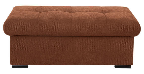 HOCKERBANK 108/42/54 cm Flachgewebe Haselnussfarben Kunststoff - Schwarz/Haselnussfarben, Design, Kunststoff/Textil (108/42/54cm) - Xora