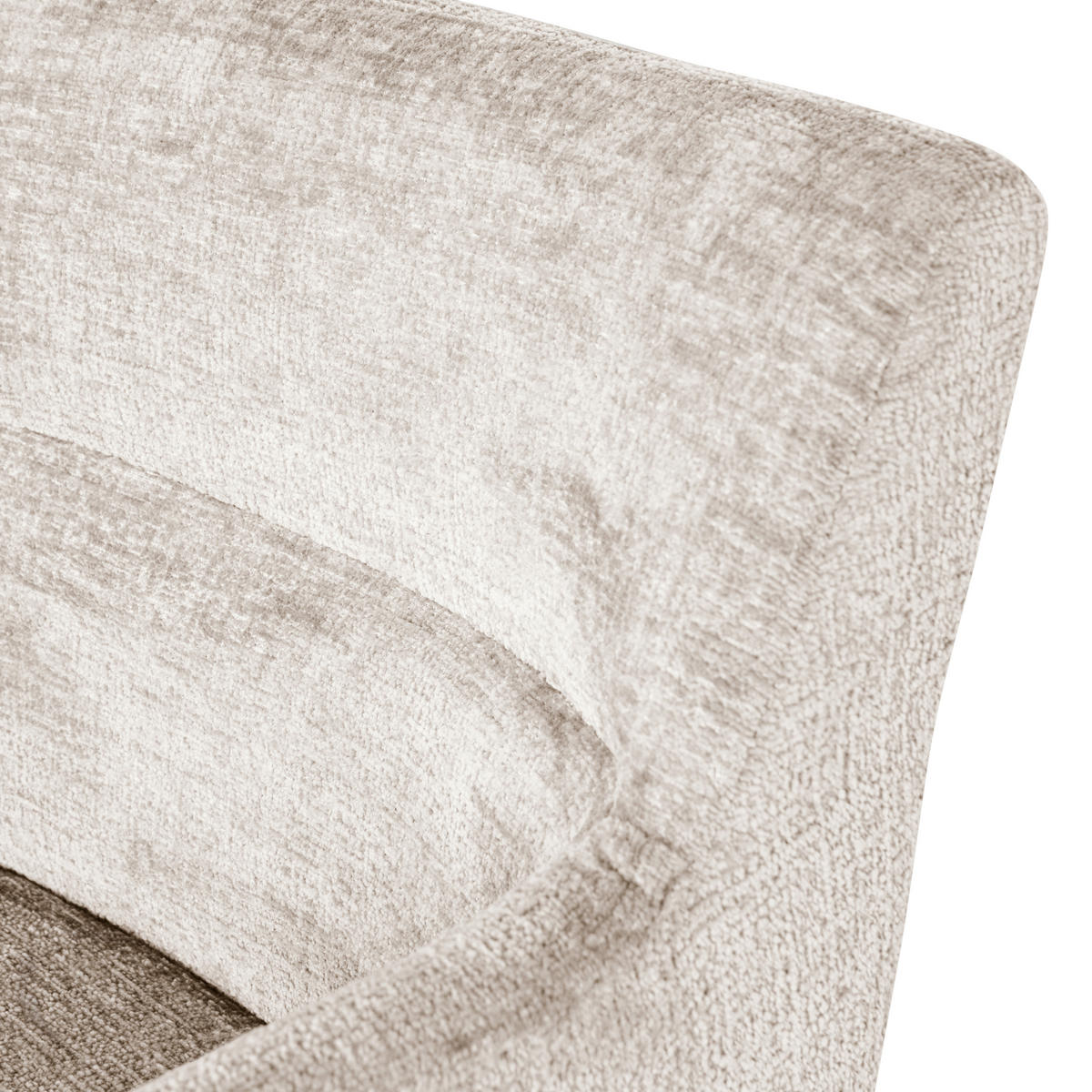 ARMLEHNSTUHL-SET 2 Stück  in Samt  - Schwarz/Weiß, MODERN, Textil/Metall (59/78/56cm) - Livetastic