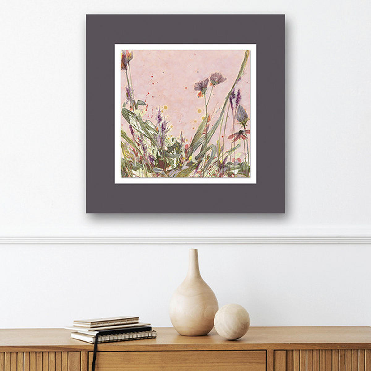 BILD Blumen 50/50 cm  - Multicolor, Basics, Holzwerkstoff/Kunststoff (50/50cm) - Wiedemann