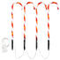 LED-Dekoleuchten Set 3 tlg. - Rot/Weiß, Basics, Kunststoff (250/44cm) LED-Dekoleuchten Set 3 tlg. - Rot/Weiß, Basics, Kunststoff (250/44cm)