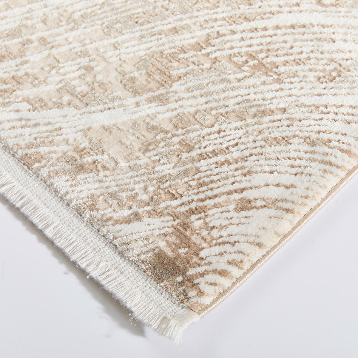 VINTAGE-TEPPICH  Wohnzimmer 160/230 cm Beige, Hellbraun rechteckig  - Hellbraun/Beige, KONVENTIONELL, Textil (160/230cm) - Dieter Knoll