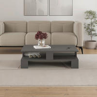 COUCHTISCH in Holzwerkstoff 80/50/28 cm  - Anthrazit, Design, Holzwerkstoff (80/50/28cm) - Livetastic