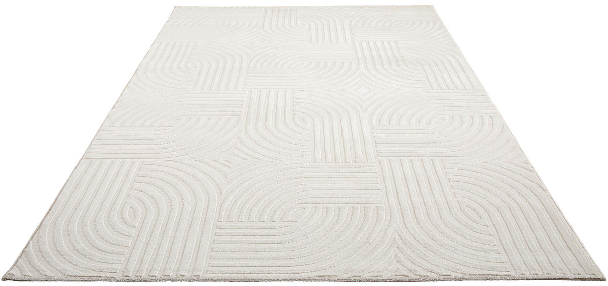 WEBTEPPICH 133/190 cm Creme  - Creme, Design, Textil (133/190cm) - Novel