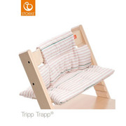 HOCHSTUHLEINLAGE Tripp Trapp Cushion - Rosa/Weiß, Basics, Textil (28/21/7cm) - Stokke