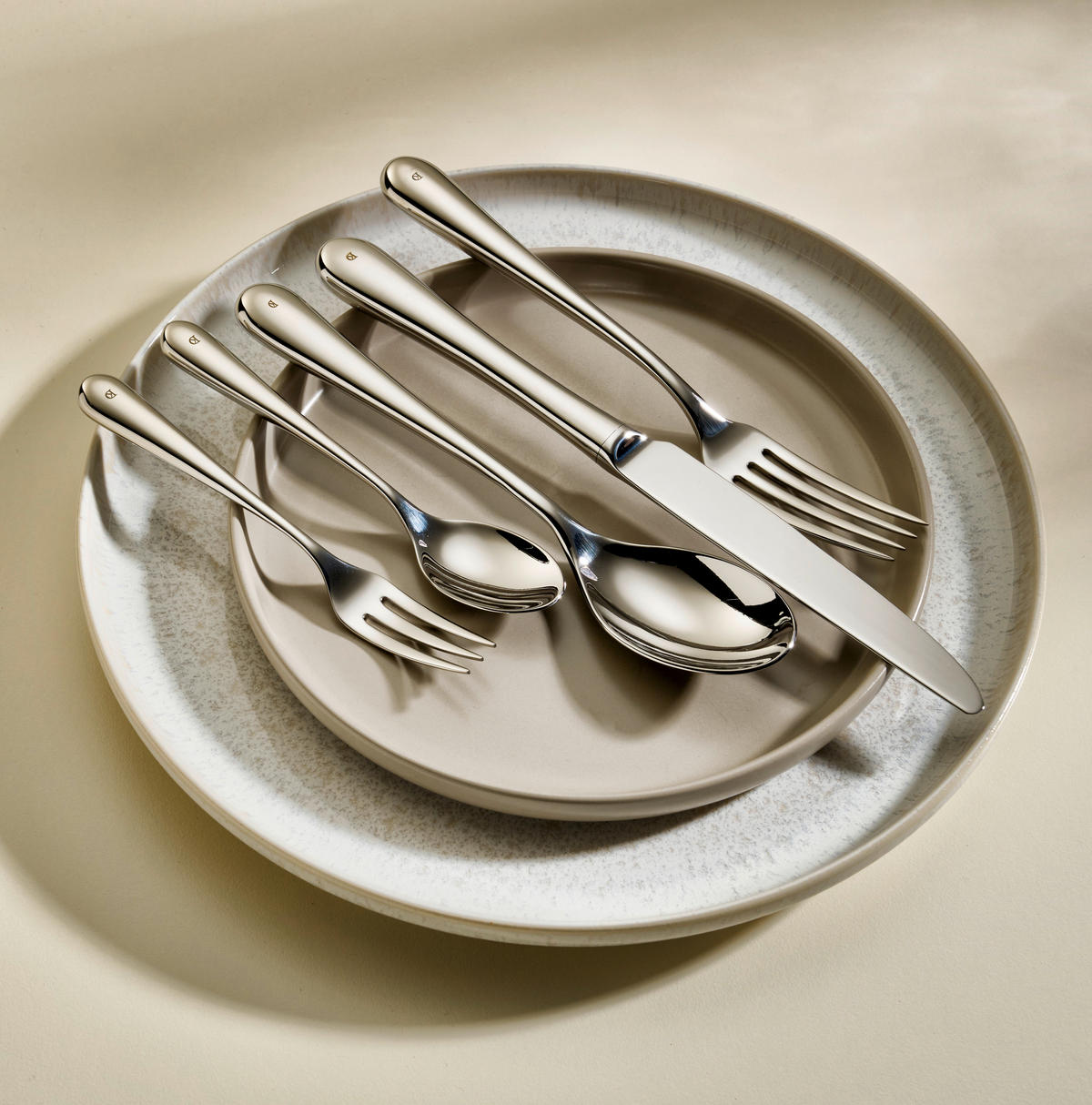 SADA PŘÍBORŮ, nerezová ocel, 30dílné - barvy nerez oceli, Design, kov - Dieter Knoll