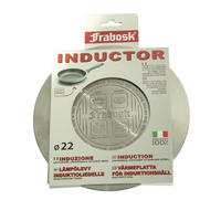 INDUKCIÓS ADAPTERLEMEZ  - ezüstszínű, Basics, fém (0.45kg)