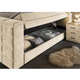 BOXSPRINGBETT 180/200 cm  in Sandfarben  - Sandfarben, KONVENTIONELL, Textil (180/200cm) - Carryhome