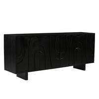 SIDEBOARD 180/76/43 cm  - Schwarz, Design, Holz (180/76/43cm) - MID.YOU