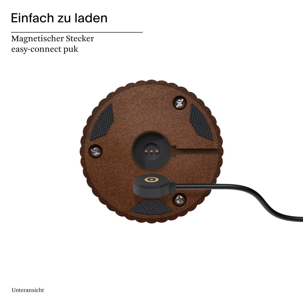 AKKU-TISCHLEUCHTE Nuflair 11,5/11,5/24 cm   - Rostfarben, Design, Metall (11,5/11,5/24cm)