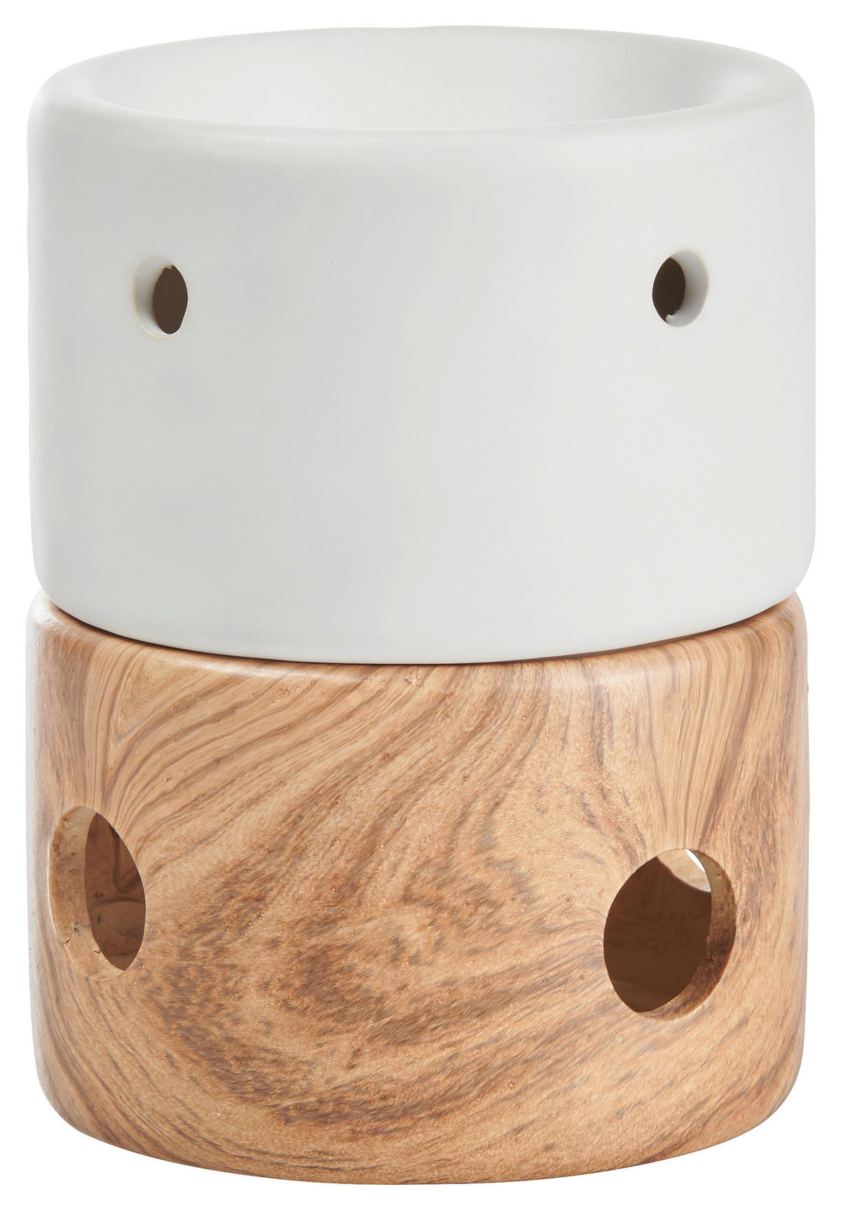 DUFTLAMPE 9/12 cm  - Weiß, Basics, Keramik (9/12cm)