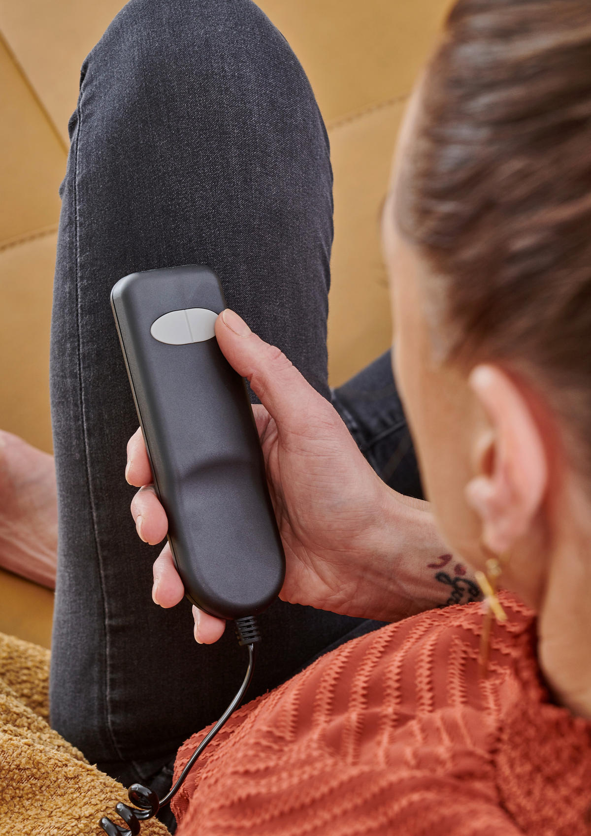 ECKSOFA  in Echtleder Currygelb  334/176 cm  - Currygelb/Schwarz, Design, Leder/Metall (334/176cm) - Dieter Knoll