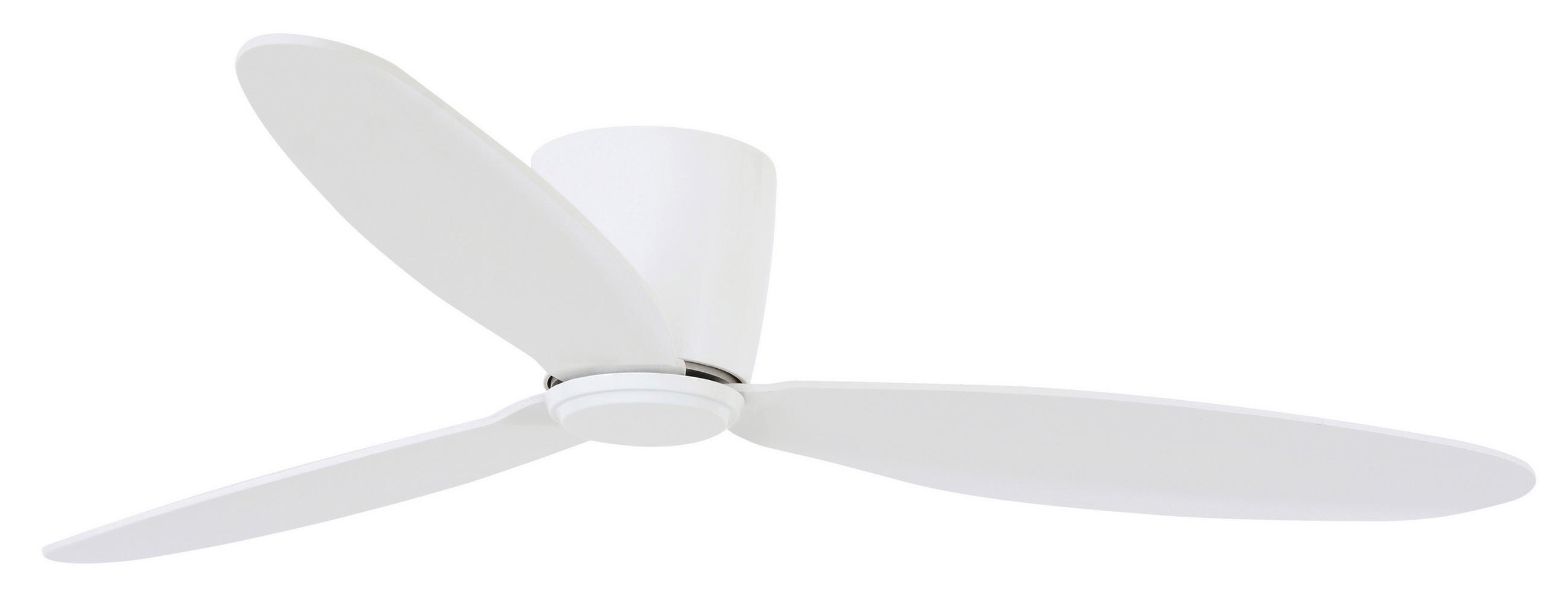 DECKENVENTILATOR 132/19 cm   - Weiß, Basics, Holzwerkstoff/Kunststoff (132/19cm) - P & B