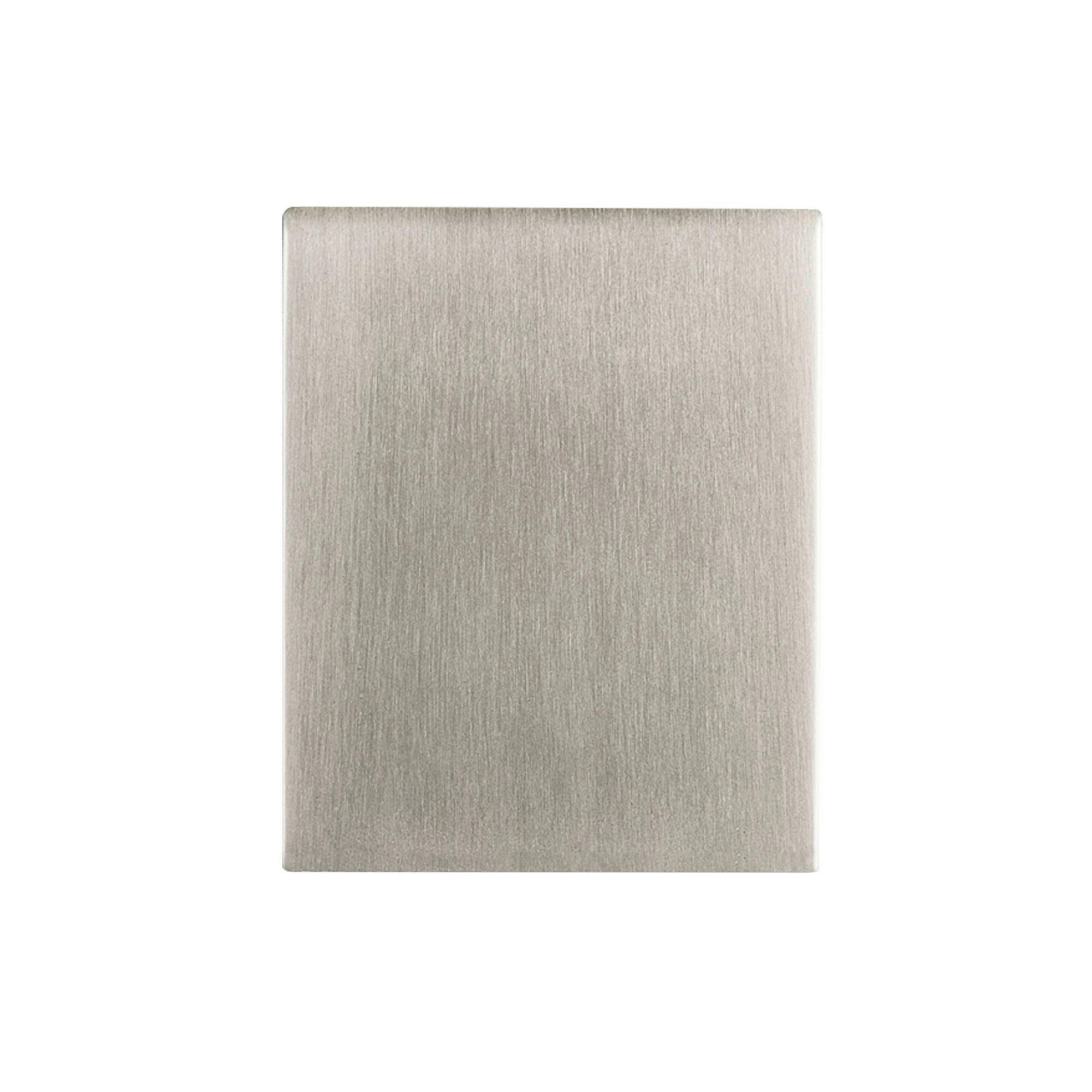 AUßENWANDLEUCHTE 8,7/10,6/10 cm   - Edelstahlfarben, Basics, Metall (8,7/10,6/10cm) - Nordlux