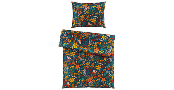 BETTWÄSCHE 140/200 cm - Dunkelgrau/Multicolor, KONVENTIONELL, Textil (140/200cm) - Esposa