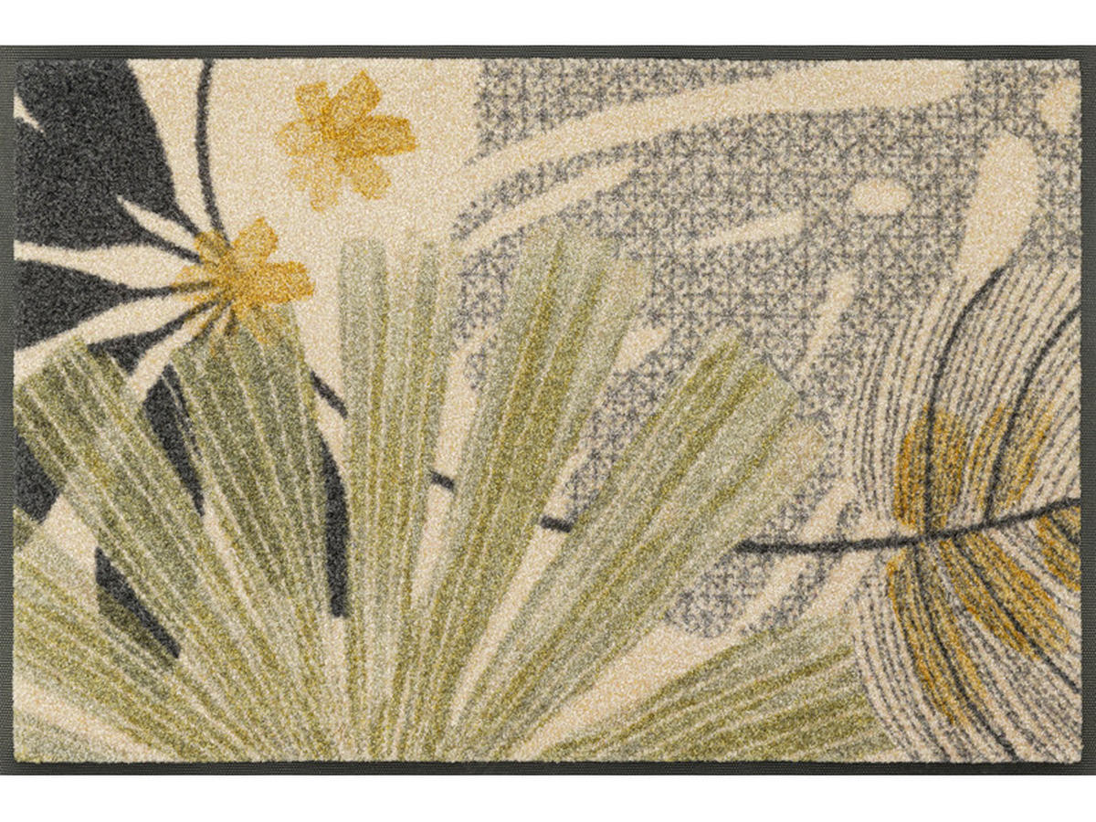 Covoraș De Intrare 50/75 cm  - bej, Design, plastic (50/75cm) - wash+dry