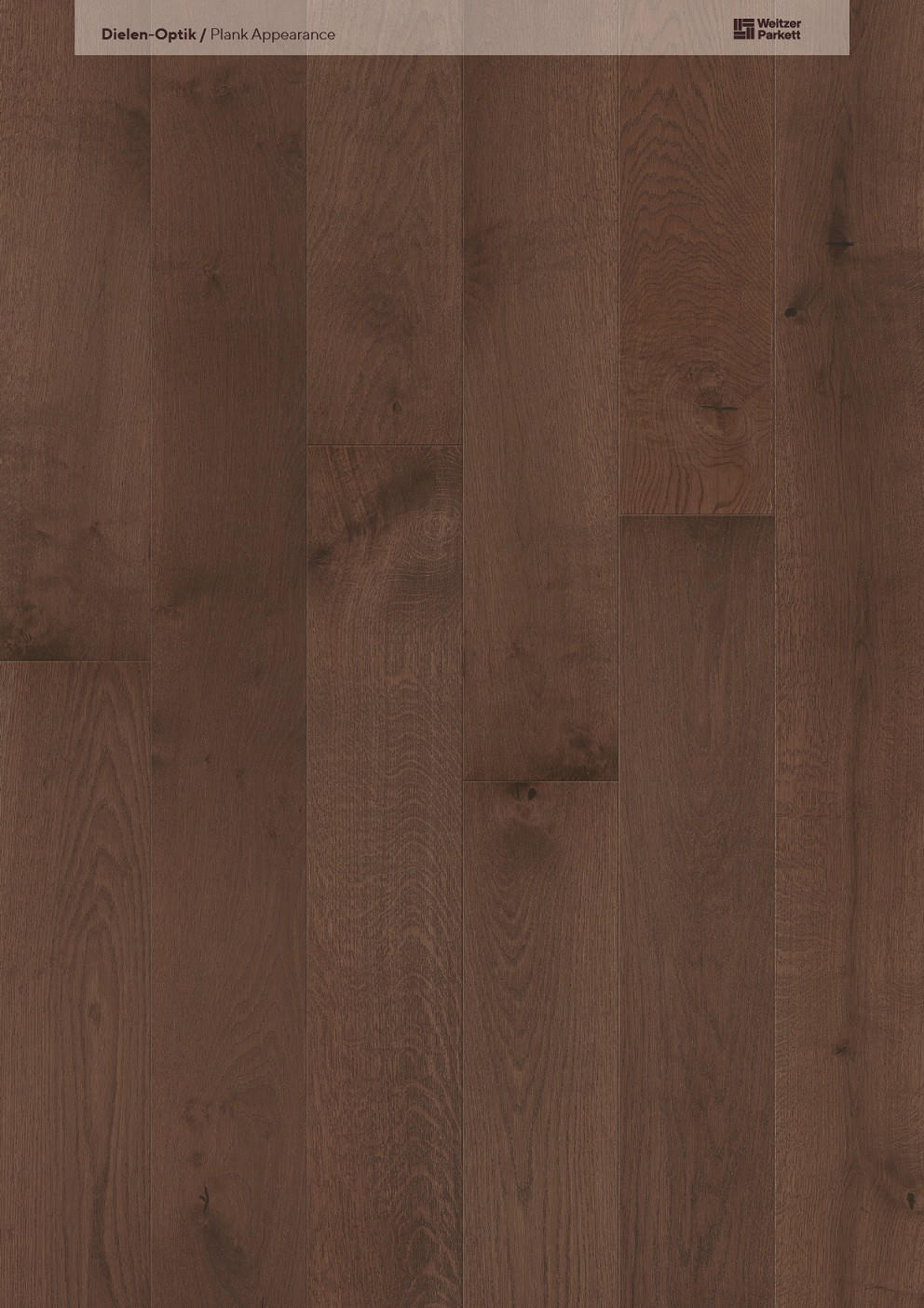 LANDHAUSDIELE, Eiche Havanna Pflegefrei Diele  per  m² - Eichefarben, Design, Holz (224,5/19,3/1,3cm) - Weitzer Parkett