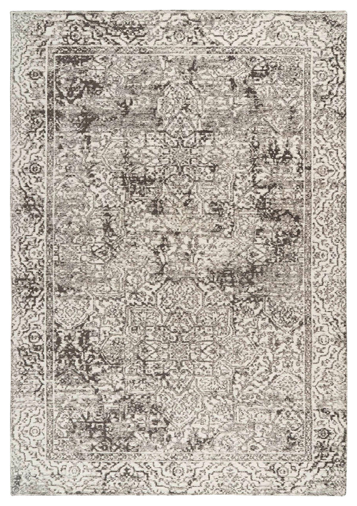FLACHWEBETEPPICH 160/230 cm Davio 200 Grau  - Grau, KONVENTIONELL, Textil (160/230cm)