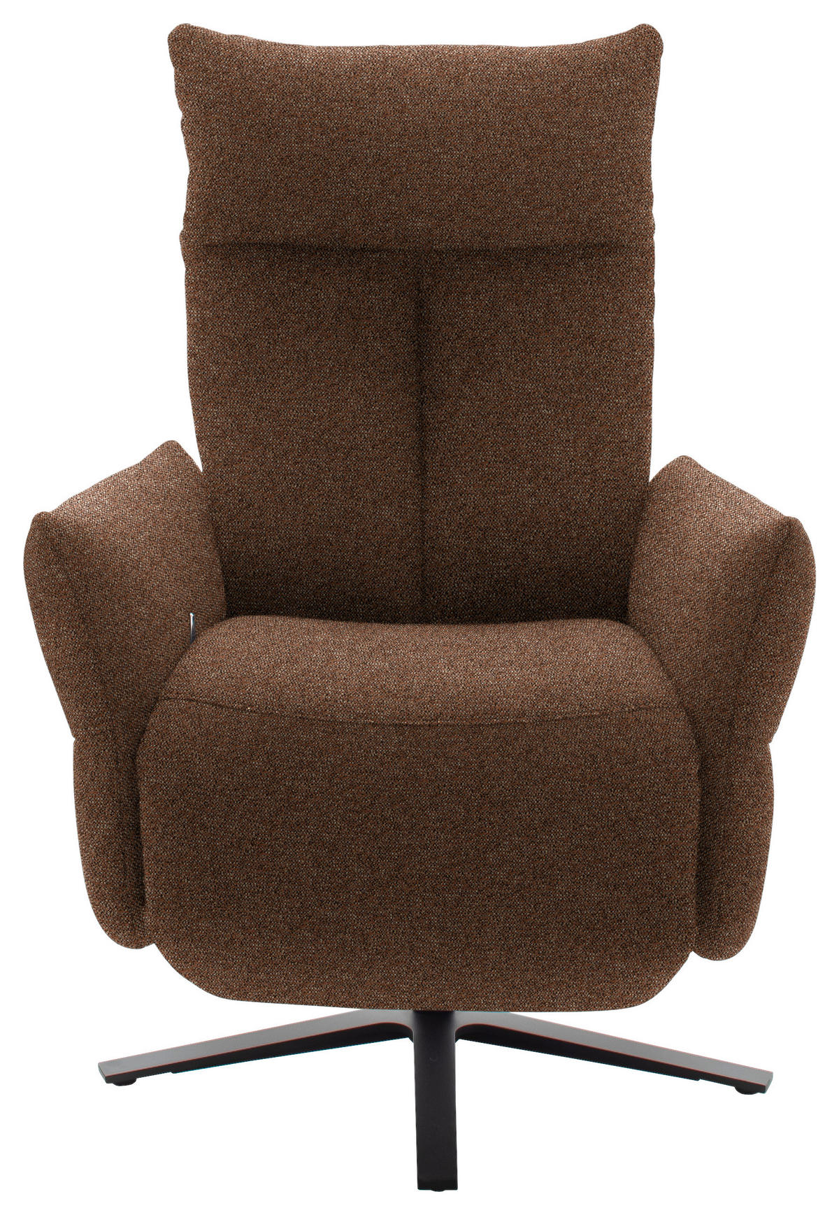 FERNSEHSESSEL  mit Relaxfunktion Chenille Kupferfarben  - Schwarz/Kupferfarben, Design, Textil/Metall (74/115/85cm) - Schöner Wohnen