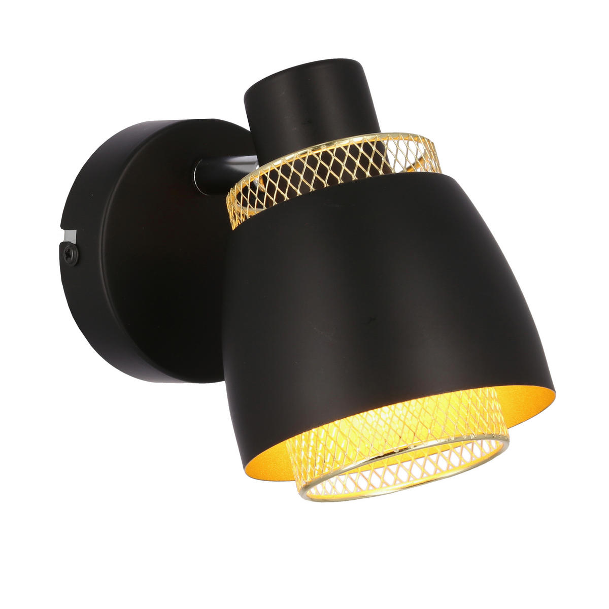 SPOTLIGHT Aleksandria 16.5/10/12 cm   - svart/guldfärgad, Design, metall (16.5/10/12cm)