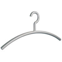 KLEIDERBÜGEL 44 cm Kunststoff  - Silberfarben, Design, Kunststoff (44cm)