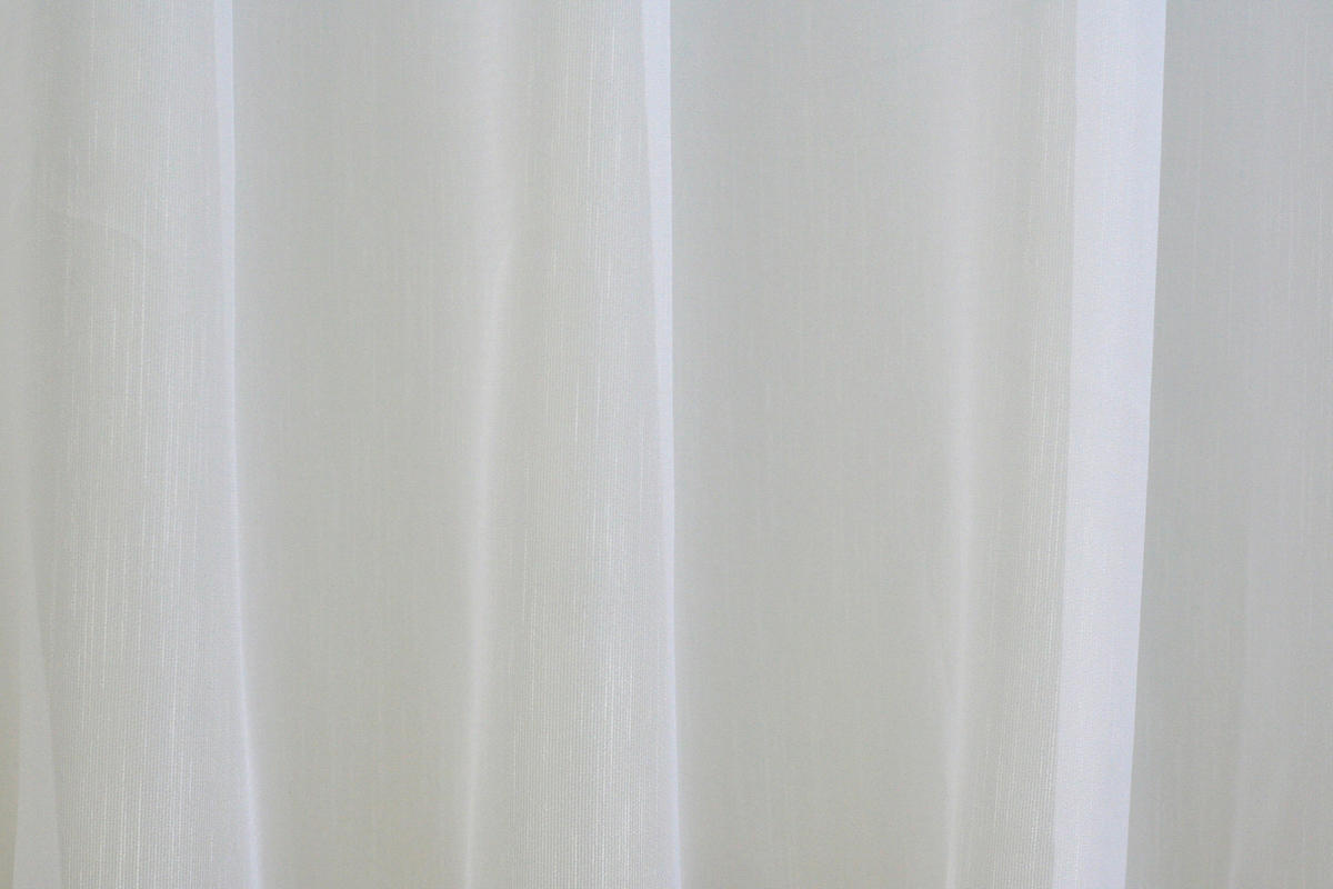 Perdea Tip Plasă  - alb, Basics, textil (300cm)