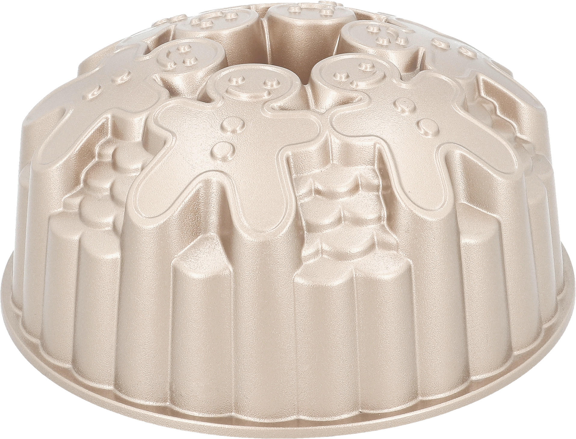 GUGELHUPFFORM Dear Santa 22/10 cm  - Alufarben, Trend, Metall (22/10cm) - Birkmann