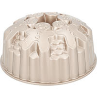 GUGELHUPFFORM Dear Santa 22/10 cm  - Alufarben, Trend, Metall (22/10cm) - Birkmann