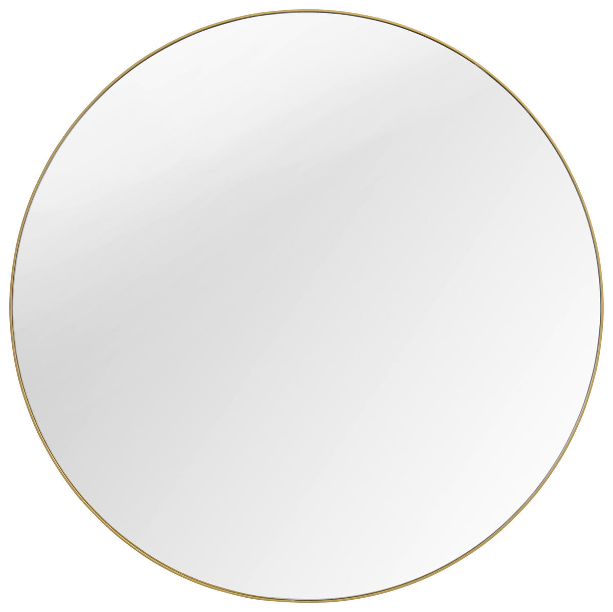 ZIDNO OGLEDALO  80,5/80,5/2 cm     - zlatna, Dizajnerski, staklo/metal (80,5/80,5/2cm) - Xora
