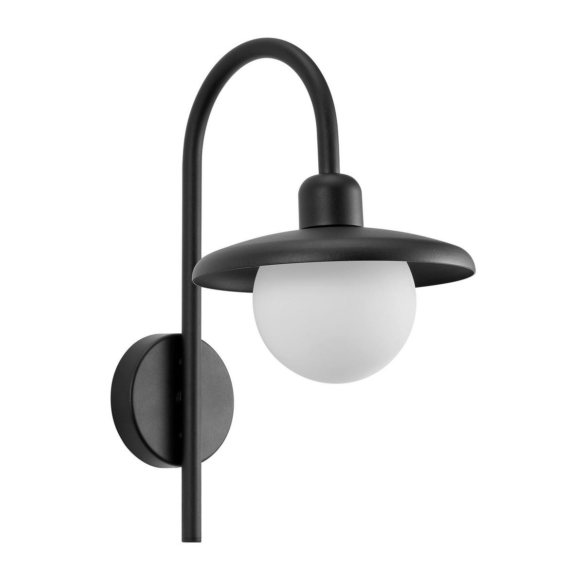 WANDLEUCHTE Berlo 39/30.8/21.2 cm  - Schwarz, Design, Metall (39/30.8/21.2cm) - Nordlux