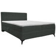 BOXBETT 180/200 cm  in Grau  - Schwarz/Grau, Design, Holz/Holzwerkstoff (180/200cm) - Xora