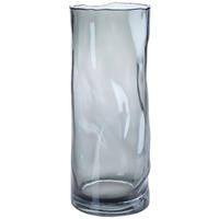 VÁZA 28 cm  - szürke, Basics, Üveg (11/29cm) - Ambia Home