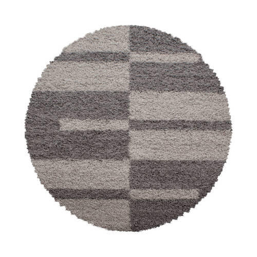 HOCHFLORTEPPICH 80/80 cm Gala Taupe  - Taupe, Design, Textil (80/80cm) - Novel