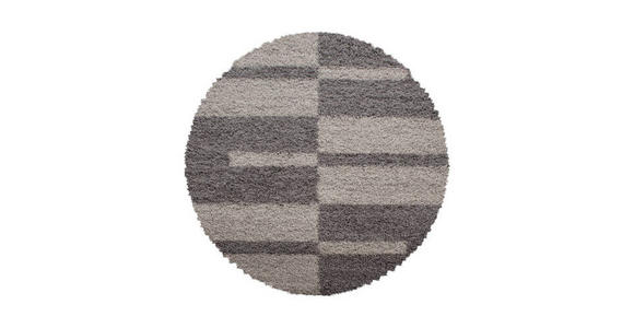 HOCHFLORTEPPICH 200/200 cm Gala Taupe - Taupe, Design, Textil (200/200cm) - Novel