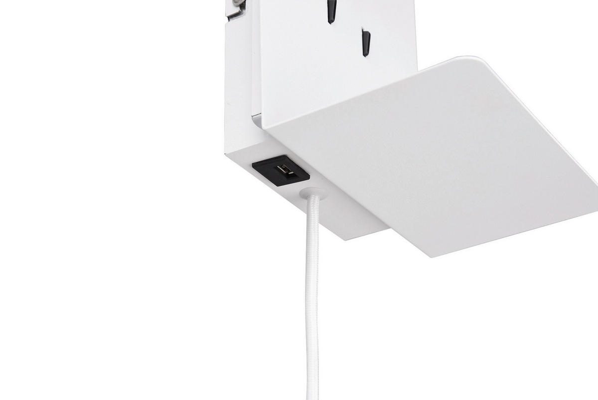 LED-WANDLEUCHTE   - Weiß, Basics, Metall (20/16/14cm) - Trio Leuchten