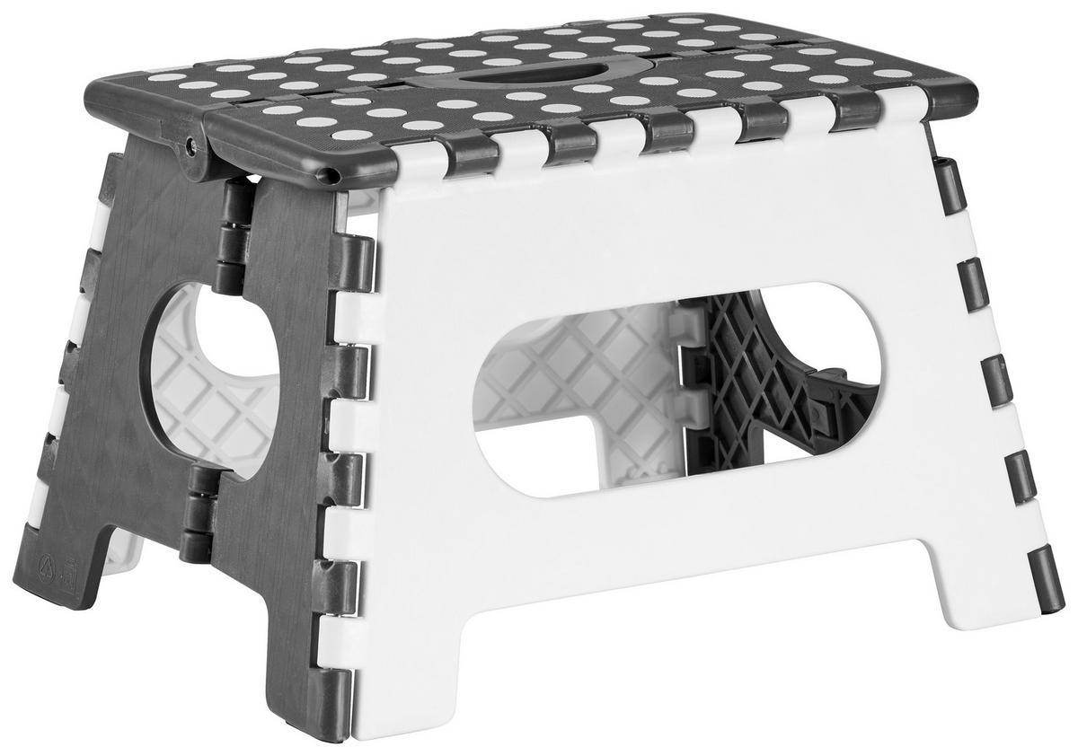 KLAPPTRITT - Grau, Basics, Kunststoff (31/22/22cm)