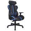 GAMINGSTUHL Blau, Schwarz Metall, Kunststoff, Textil   - Blau/Schwarz, Design, Kunststoff/Textil (69/117-125/60cm) - BX Gaming