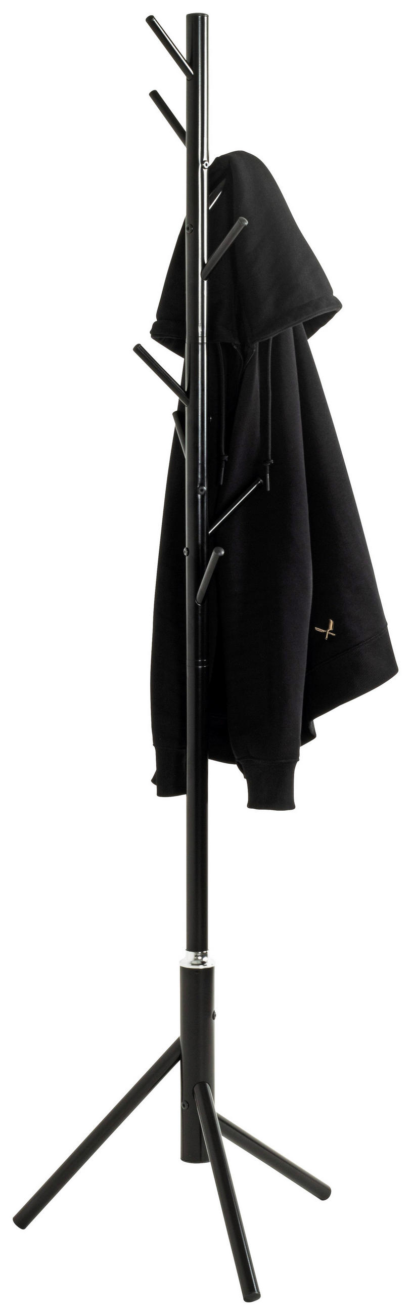 KLEIDERSTÄNDER in Schwarz 48/173/48 cm   - Schwarz, MODERN, Metall (48/173/48cm)