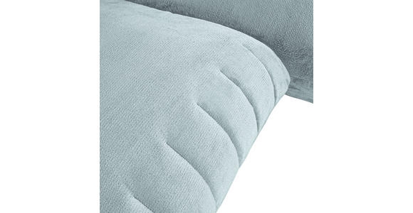 ECKSOFA Mintgrün Plüsch  - Schwarz/Mintgrün, KONVENTIONELL, Kunststoff/Textil (270/170cm) - Carryhome