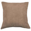 DEKORAČNÍ POLŠTÁŘ 45/45 cm - šedohnědá, Trend, textil (45/45cm) - Boxxx
