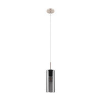 FÜGGŐLÁMPA 10/110 cm  - fekete/nikkel, Basics, Üveg/fém (10/110cm)