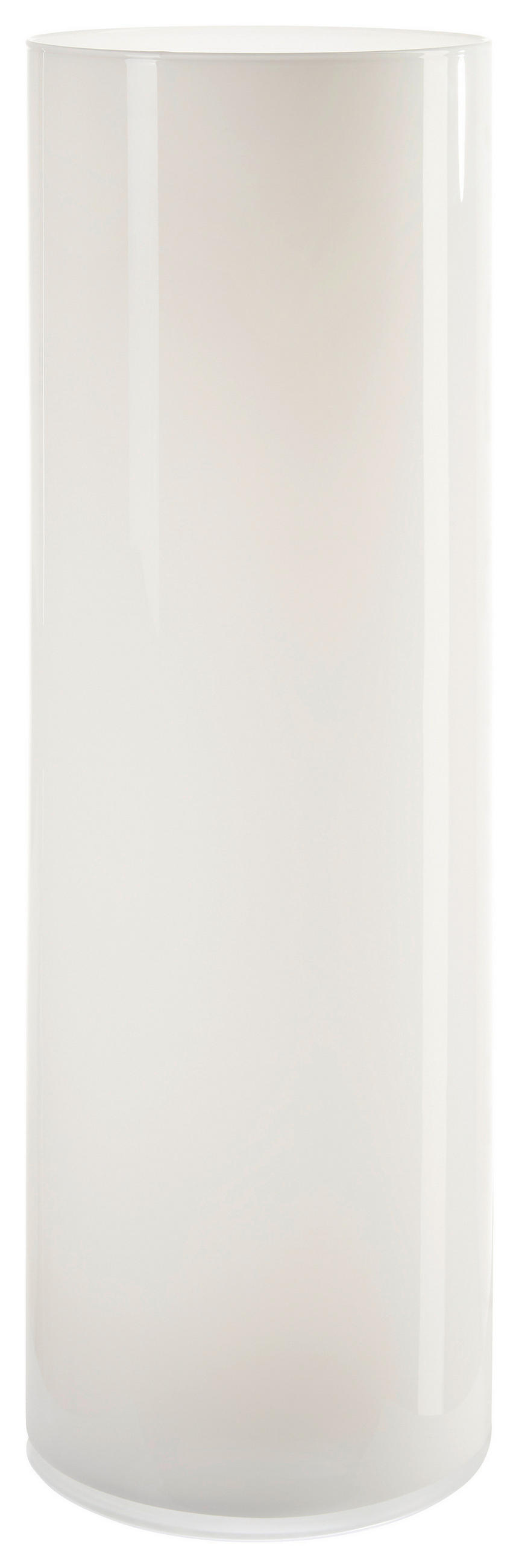 Vază 60 cm  - alb, Basics, sticlă (18/60cm) - Ambia Home