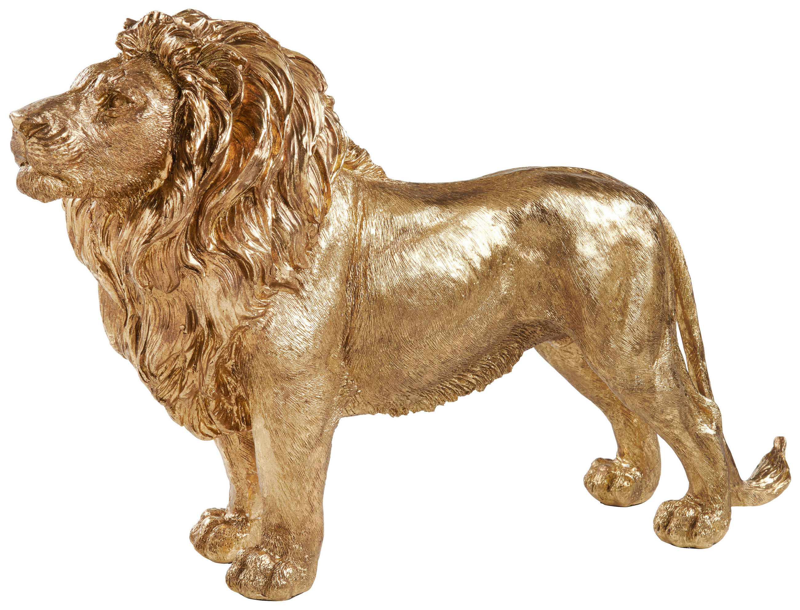 LEU DECORATIV - auriu, Lifestyle, plastic (54,5/16,5/34,5cm) - Ambia Home